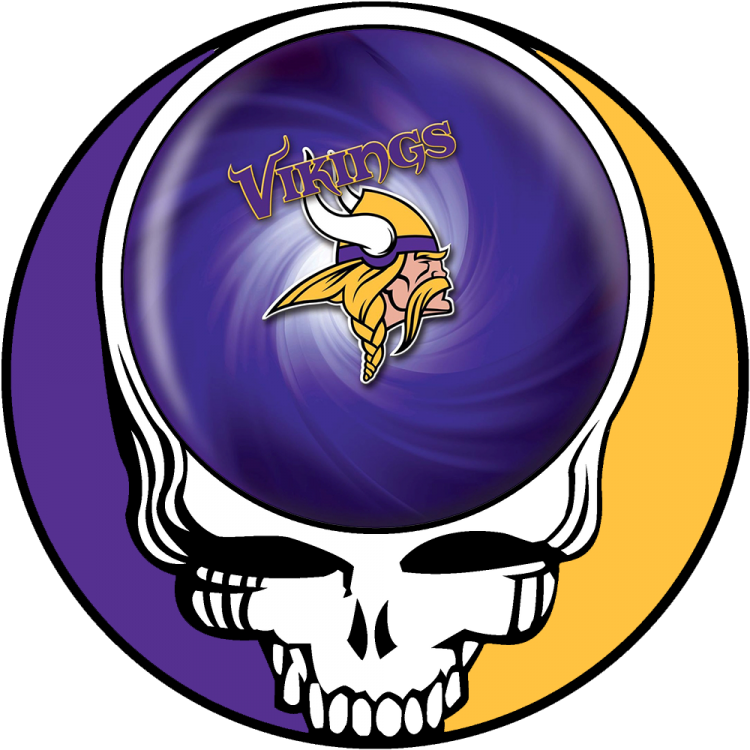 Minnesota Vikings skull logo iron on transfers